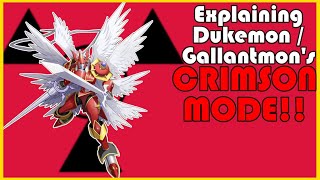 Explaining Digimon Gallantmon CRIMSON MODE Digimon Modes 4 [upl. by Snowber]