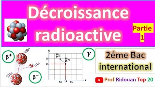 Décroissance radioactive 2 bac pc svt sm partie 1 [upl. by Zechariah]