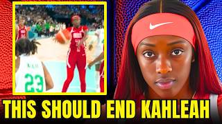 Kahleah Copper GOES NUTS amp THROWS Ball At a Nigeria Player to End the Game [upl. by Verlee]