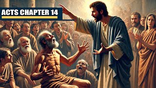 ACTS CHAPTER 14  Idolatry at Lystra And Paul Stoned [upl. by Ecnerual]