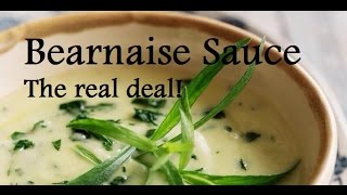 Authentic Bearnaise Sauce  Bearnaise tutorial  Step by Step French Recipe [upl. by Reiners]