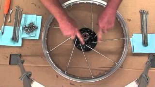 Pt1 How To Lace And True A Motorcycle Wheel At DRays Shop [upl. by Lubin]