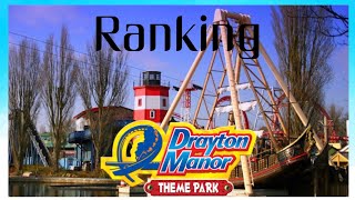 Ranking EVERY Ride At Drayton Manor [upl. by Ahsrav]