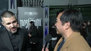 Robert Eggers Carpet Interview at Nosferatu Premiere [upl. by Kohsa685]