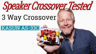 3 Way Speaker Crossover Tested part 1 with Kasun AS33C filterdesign crossover speakerimpedance [upl. by Horick]