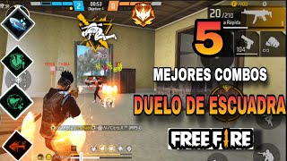 5 MEJORES COMBOS DE HABILIDADES PARA DUELO DE ESCUADRA EN FREE FIRE [upl. by Auberta736]