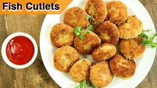 How To Make Fish Cutlets  Fish Cutlets Restaurant Style Recipe  Fish Recipes  Varun Inamdar [upl. by Iliam]