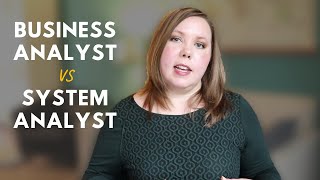 Business Analyst vs System Analyst [upl. by Simon]