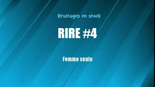 RIRE 4 Femme bruitage gratuit [upl. by Mei]