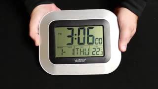 WT8005U Atomic Digital Wall Clock [upl. by Valer]