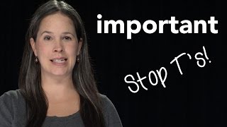 How to Pronounce IMPORTANT  American English [upl. by Offen]