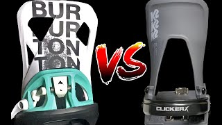 Burton Step On vs K2 Clicker  PARTS COMPARISON [upl. by Llevol]