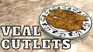 Veal Scallopini – Crispy Breaded Veal Cutlets Recipe  Cooking with Maria [upl. by Nyre]