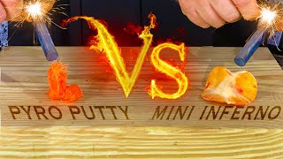 Pyro Putty VS Mini Inferno Firestarter [upl. by Maurey]