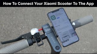 How To Connect To Your Xiaomi Electric Scooter To The Smartphone App [upl. by Ber]