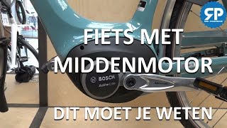 ELEKTRISCHE FIETS MET MIDDENMOTOR Dit moet je weten [upl. by Pennie]