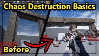 Unreal Engine 4  Chaos Destruction Basics [upl. by Baumbaugh799]