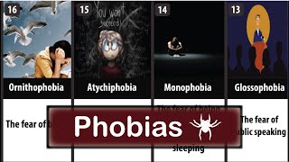 Top 100 Phobias That You Have at Least 3 of Them [upl. by Clementius]