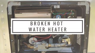 Broken Atwood RV Water Heater Troubleshooting and Repair [upl. by Acisej]