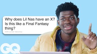 Lil Nas X Replies to Fans on the Internet  Actually Me  GQ [upl. by Anillek]