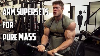 ARM SUPERSET Workout  Pumped up for the Arnold [upl. by Luba]