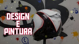 aprenda a personalizar capacete [upl. by Nowyt]