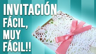 Invitacion de boda fácil de hacer [upl. by Trinity171]