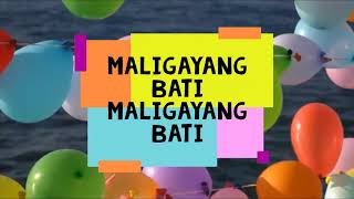 Maligayang Bati HAPPY BIRTHDAY TAGALOG Song By Gerry P KARAOKE Sing Along With Lyrics [upl. by Adniuqal]