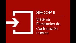 Secop II Constancia  certificación de Registro de Usuario [upl. by Odnomor833]