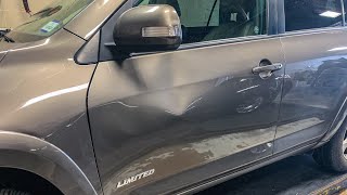 EXTREMELY LARGE DENT REPAIR 👨‍🔧 Without painting🚫 [upl. by Haik]