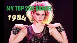 My top 250 of 1984 songs [upl. by Ameg]