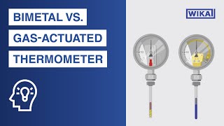 Bimetal vs gasactuated thermometers  What is the difference [upl. by Jaymee]