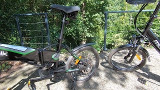 Test longue durée  vélos électriques pliant 20quot low cost [upl. by Yromas63]