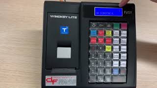 Ristampa Scontrino Telematico con Fasy Windkey Lite RT [upl. by Nodnarb]