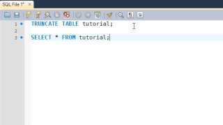 SQL Tutorial  53 The TRUNCATE TABLE Command [upl. by Adeline]