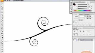 Vector Swirls Swooshes and Florals Illustrator Tutorial [upl. by Noda]