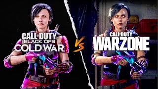 PARK EMBER OPERATOR ULTRA REACTIVE SKIN Cold War vs Warzone  Tracer Pack Fire Starter [upl. by Reidid524]