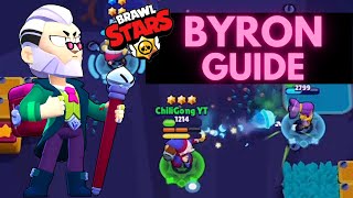 BYRON Quick Guide  BRAWL STARS Beginner Tips [upl. by Oirelav192]