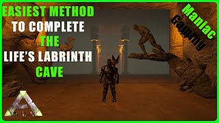 HOW TO COMPLETE LIFES LABRINTH PUZZLE CAVE  RAGNAROK  ARK SURVIVAL EVOLVED [upl. by Haret]