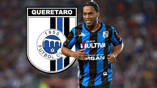 Los 8 Goles de Ronaldinho con Querétaro [upl. by Lednahs]