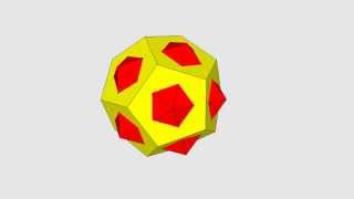 Dodecahedron and Icosahedron Interacting [upl. by Walker]