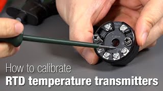 How to calibrate RTD temperature transmitters  Beamex [upl. by Rolyak]