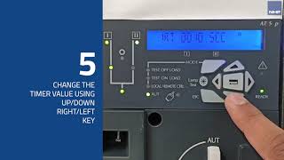 Socomec ATyS P Changing Timer Value [upl. by Virgilio]