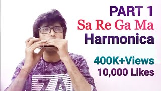 Mouth Organ Lessons  Part 1  SA Re Ga Ma full tutorial [upl. by Gualterio405]