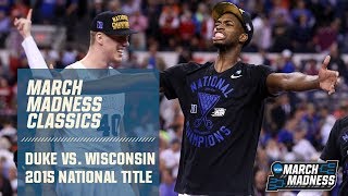 Duke vs Wisconsin 2015 National Championship  FULL GAME [upl. by Occor903]