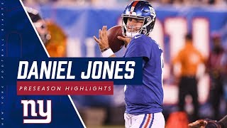 Giants QB Daniel Jones ENTIRE Preseason Game Highlights [upl. by Busby507]