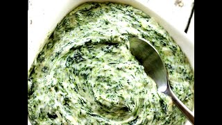 Easy Creamed Spinach Recipe [upl. by Attenreb]