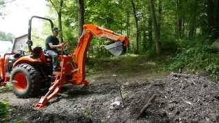 Kioti Tractor Backhoe Review [upl. by Erland148]