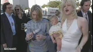 Kurt Cobain and Courtney Love Arriving at the 1993 MTV Video Music Awards Red Carpet [upl. by Assirem494]