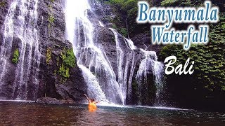 Banyumala Waterfall in Bali  Bali Attractions  Bali Travel Series [upl. by Lavinie]